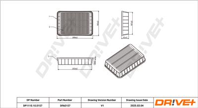 Dr!ve+ DP1110.10.0157 Číslo výrobce: DFA0157. EAN: 5907714165924.