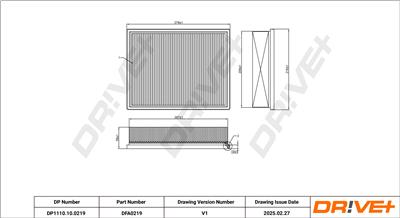 Dr!ve+ DP1110.10.0219 Číslo výrobce: DFA0219. EAN: 5907714151934.