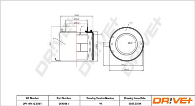Dr!ve+ DP1110.10.0261 Číslo výrobce: DFA0261. EAN: 5907714169922.