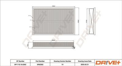 Dr!ve+ DP1110.10.0302 Číslo výrobce: DFA0302. EAN: 5907714170331.