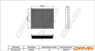 Dr!ve+ DP1110.10.0331 Číslo výrobce: DFA0331. EAN: 5907714170621.