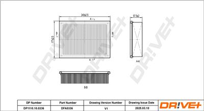Dr!ve+ DP1110.10.0336 Číslo výrobce: DFA0336. EAN: 5907714170676.