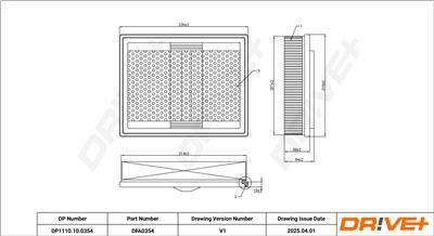Dr!ve+ DP1110.10.0354 Číslo výrobce: DFA0354. EAN: 5907714170850.