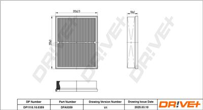 Dr!ve+ DP1110.10.0359 Číslo výrobce: DFA0359. EAN: 5907714170904.