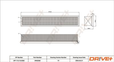 Dr!ve+ DP1110.10.0360 Číslo výrobce: DFA0360. EAN: 5907714170911.