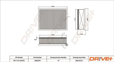Dr!ve+ DP1110.10.0378 Číslo výrobce: DFA0378. EAN: 5907714171093.