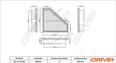 Dr!ve+ DP1110.10.0450 Číslo výrobce: DFA0450. EAN: 5907714171819.
