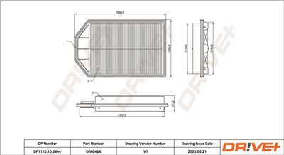 Dr!ve+ DP1110.10.0464 Číslo výrobce: DFA0464. EAN: 5907714171956.