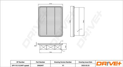 Dr!ve+ DP1110.10.0497 Číslo výrobce: DFA0497. EAN: 5907714172281.