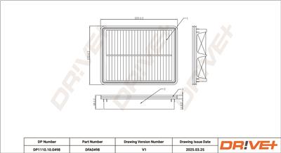 Dr!ve+ DP1110.10.0498 Číslo výrobce: DFA0498. EAN: 5907714172298.