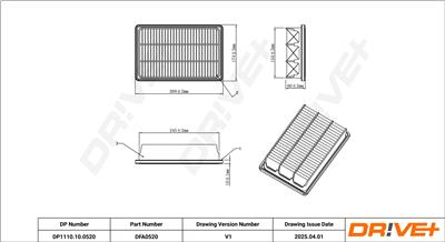Dr!ve+ DP1110.10.0520 Číslo výrobce: DFA0520. EAN: 5907714172519.