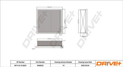 Dr!ve+ DP1110.10.0523 Číslo výrobce: DFA0523. EAN: 5907714172540.