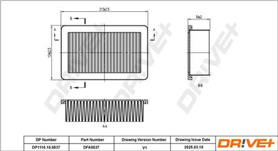 Dr!ve+ DP1110.10.0537 Číslo výrobce: DFA0537. EAN: 5907714172687.