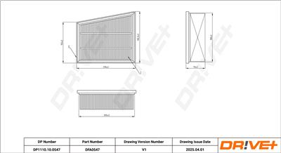 Dr!ve+ DP1110.10.0547 Číslo výrobce: DFA0547. EAN: 5907714172786.