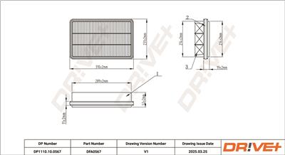 Dr!ve+ DP1110.10.0567 Číslo výrobce: DFA0567. EAN: 5907714172984.