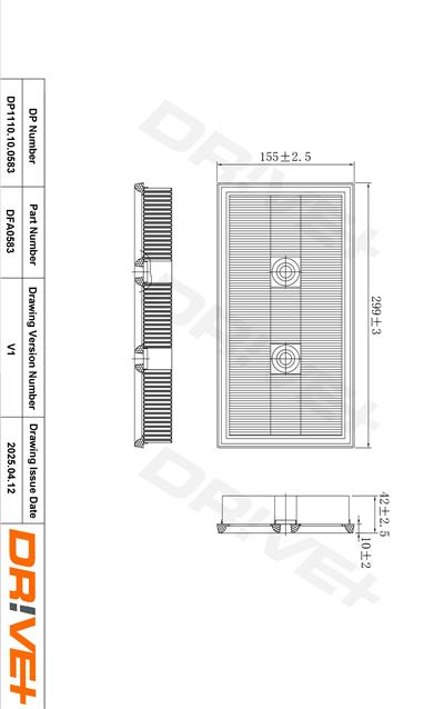 Dr!ve+ DP1110.10.0583 Číslo výrobce: DFA0583. EAN: 5907714173141.