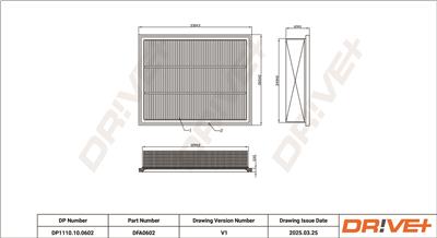 Dr!ve+ DP1110.10.0602 Číslo výrobce: DFA0602. EAN: 5907714173332.
