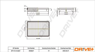 Dr!ve+ DP1110.10.0637 Číslo výrobce: DFA0637. EAN: 5907714173684.
