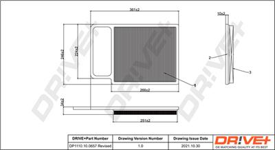 Dr!ve+ DP1110.10.0657 Číslo výrobce: DFA0657. EAN: 5907714173882.