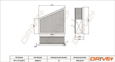 Dr!ve+ DP1110.10.0673 Číslo výrobce: DFA0673. EAN: 5907714174049.