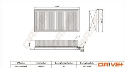 Dr!ve+ DP1110.10.0679 Číslo výrobce: DFA0679. EAN: 5907714174100.