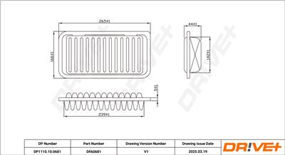 Dr!ve+ DP1110.10.0681 Číslo výrobce: DFA0681. EAN: 5907714174124.