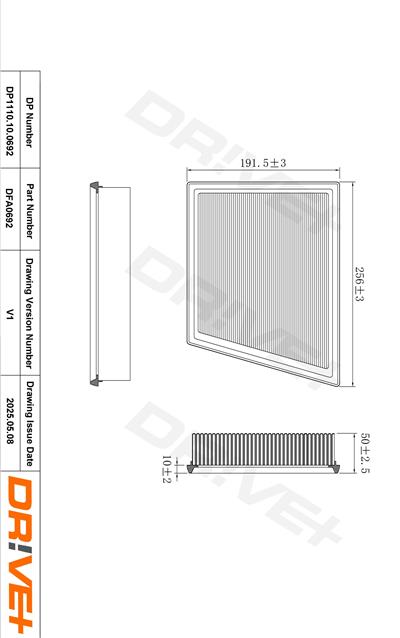 Dr!ve+ DP1110.10.0692 Číslo výrobce: DFA0692. EAN: 5907714174230.