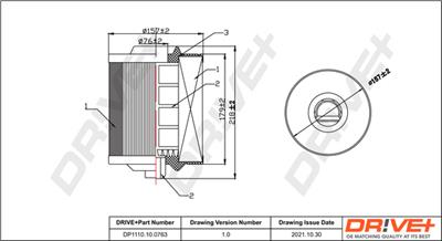 Dr!ve+ DP1110.10.0763 Číslo výrobce: DFA0763. EAN: 5907714174940.