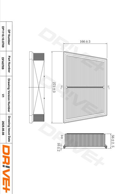 Dr!ve+ DP1110.10.0769 Číslo výrobce: DFA0769. EAN: 5907714199578.
