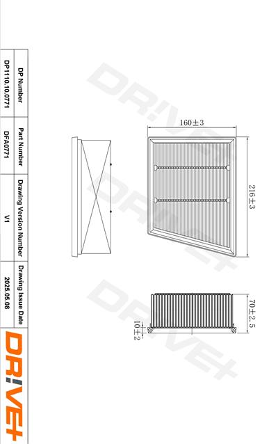 Dr!ve+ DP1110.10.0771 Číslo výrobce: DFA0771. EAN: 5907714199592.