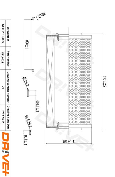 Dr!ve+ DP1110.11.0024 Číslo výrobce: DFL0024. EAN: 5907714163678.