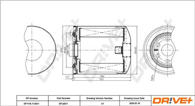 Dr!ve+ DP1110.11.0031 Číslo výrobce: DFL0031. EAN: 5907714164040.