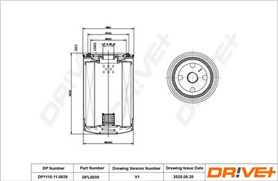 Dr!ve+ DP1110.11.0039 Číslo výrobce: DFL0039. EAN: 5907714163784.