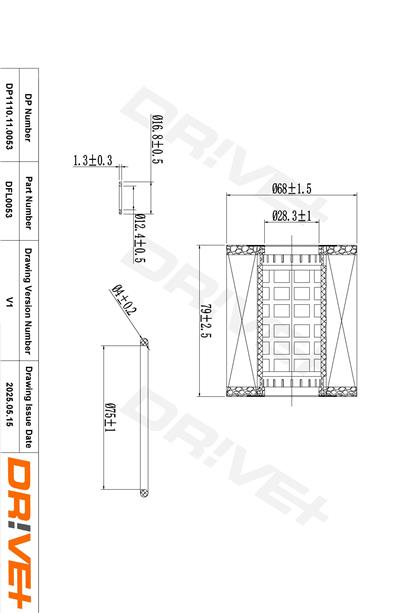 Dr!ve+ DP1110.11.0053 Číslo výrobce: DFL0053. EAN: 5907714163807.