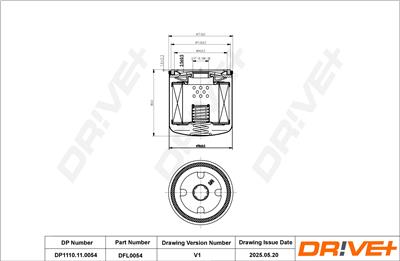 Dr!ve+ DP1110.11.0054 Číslo výrobce: DFL0054. EAN: 5907714163814.
