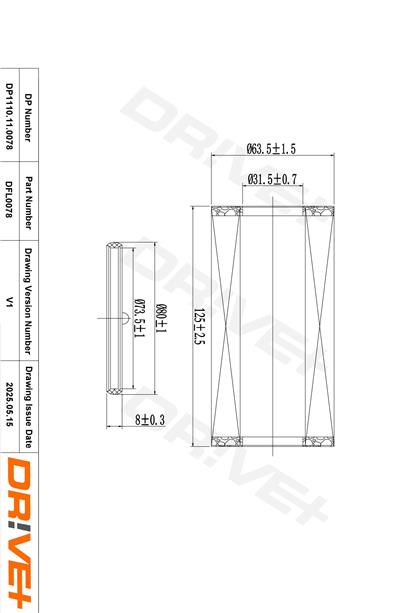 Dr!ve+ DP1110.11.0078 Číslo výrobce: DFL0078. EAN: 5907714163791.