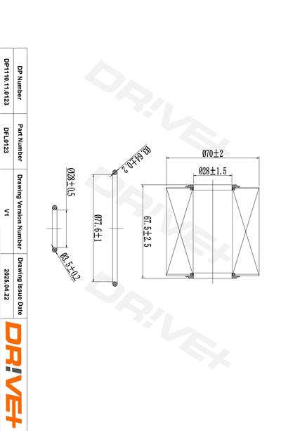 Dr!ve+ DP1110.11.0123 Číslo výrobce: DFL0123. EAN: 5907714163906.