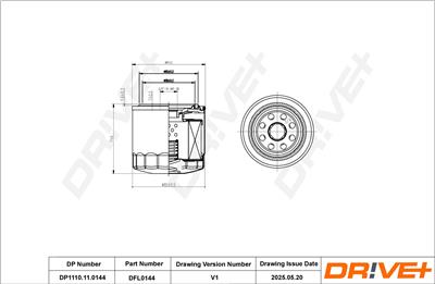 Dr!ve+ DP1110.11.0144 Číslo výrobce: DFL0144. EAN: 5907714152146.