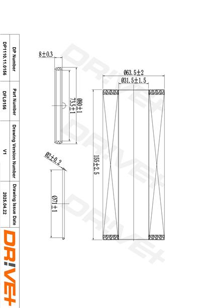 Dr!ve+ DP1110.11.0156 Číslo výrobce: DFL0156. EAN: 5907714152269.