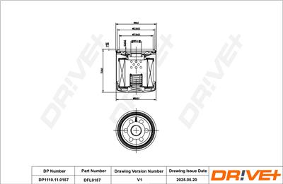 Dr!ve+ DP1110.11.0157 Číslo výrobce: DFL0157. EAN: 5907714152276.