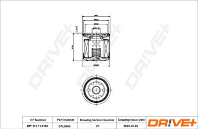 Dr!ve+ DP1110.11.0160 Číslo výrobce: DFL0160. EAN: 5907714152306.