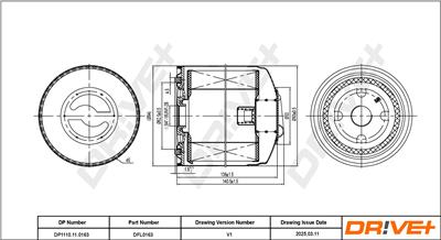Dr!ve+ DP1110.11.0163 Číslo výrobce: DFL0163. EAN: 5907714152337.