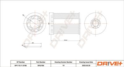 Dr!ve+ DP1110.11.0186 Číslo výrobce: DFL0186. EAN: 5907714166860.