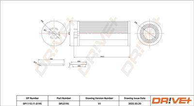 Dr!ve+ DP1110.11.0195 Číslo výrobce: DFL0195. EAN: 5907714166952.