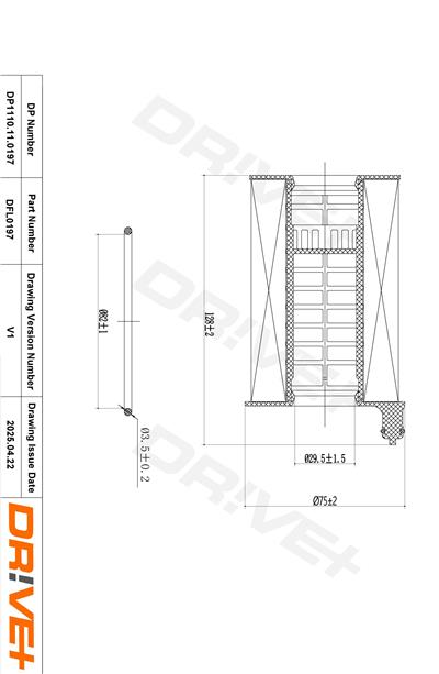Dr!ve+ DP1110.11.0197 Číslo výrobce: DFL0197. EAN: 5907714166976.