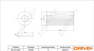 Dr!ve+ DP1110.11.0209 Číslo výrobce: DFL0209. EAN: 5907714167096.
