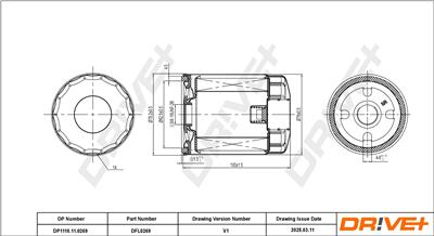 Dr!ve+ DP1110.11.0269 Číslo výrobce: DFL0269. EAN: 5907714167690.