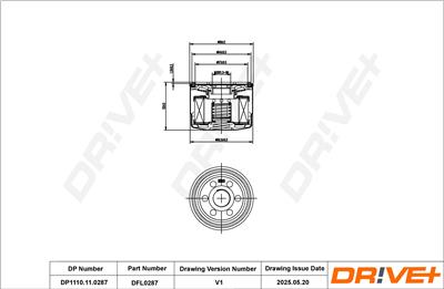 Dr!ve+ DP1110.11.0287 Číslo výrobce: DFL0287. EAN: 5907714167874.
