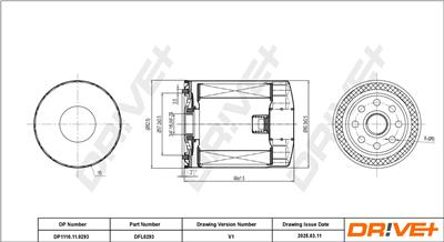Dr!ve+ DP1110.11.0293 Číslo výrobce: DFL0293. EAN: 5907714167935.