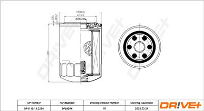 Dr!ve+ DP1110.11.0294 Číslo výrobce: DFL0294. EAN: 5907714167942.